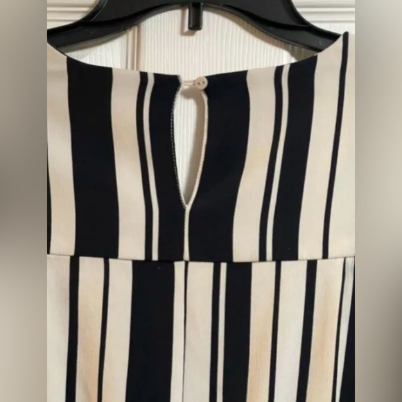 Free Generation Los Ángeles Women’s Striped Wrap Top Wide Leg Jumpsuit Size L - Picture 7 of 15